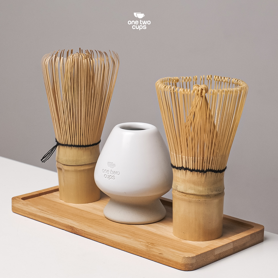One Two Cups Whisk Stand Matcha Chasen Tate Dudukan Pengaduk - NA-153 Gambar produk One Two Cups Whisk Stand Matcha Chasen Tate Dudukan Pengaduk - NA-153