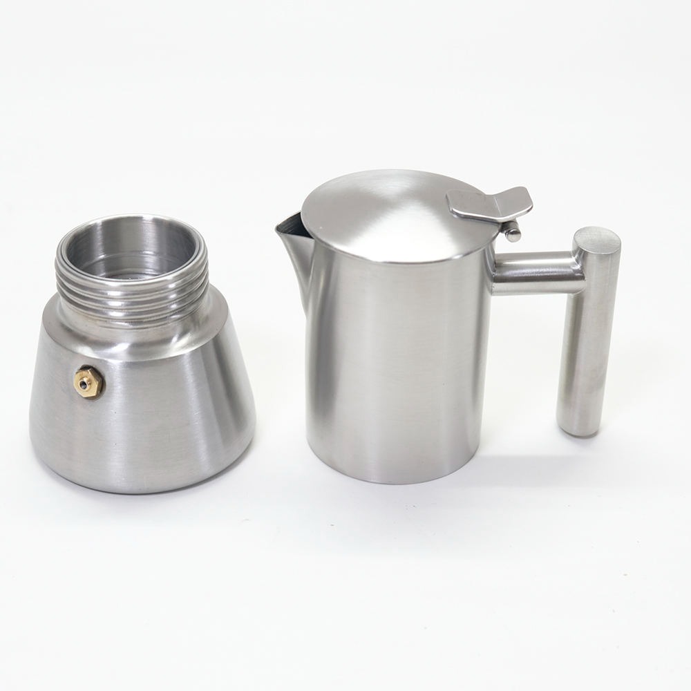 Gambar produk IYD Moka Pot Espresso Single Valve Coffee Stainless Steel 500ml - I-500