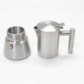 Gambar produk IYD Moka Pot Espresso Single Valve Coffee Stainless Steel 500ml - I-500