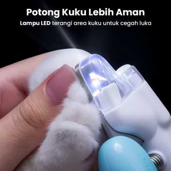 Gambar produk YIYUEQIANLI Pemotong Kuku Hewan Pet Dog Cat Nail Clipper LED - YIY001