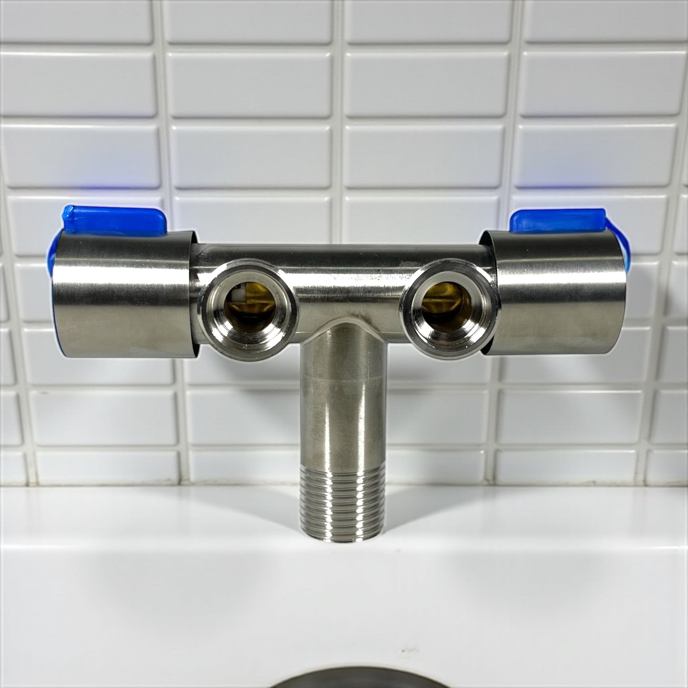 Gambar produk WASHON Keran Air Faucet 2in1 Water Mop Pool Handheld Stainless Steel - A1