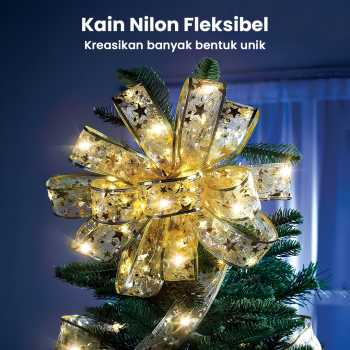 Gambar produk Partigos Lampu Hias String Lights Pita Natal 50 LED 5M Warm White - AA562
