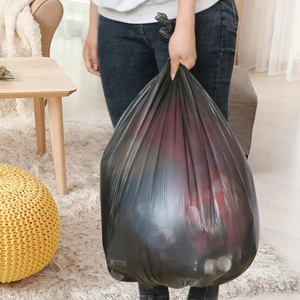 Gambar produk TRASU Kantong Plastik Sampah Disposable Trash Bag 45x55cm 100 PCS - TR-45