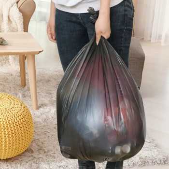 Gambar produk TRASU Kantong Plastik Sampah Disposable Trash Bag 45x55cm 100 PCS - TR-45