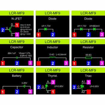 Gambar produk DoTek ESR Meter Multifunctional Transistor Tester Resistance Battery - LCR-MF9