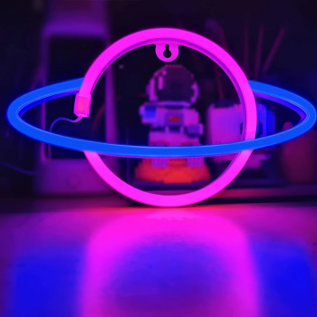 Gambar produk KEY-WIN Lampu Hias LED Neon Flex Battery and USB Power 1W Planet - M04
