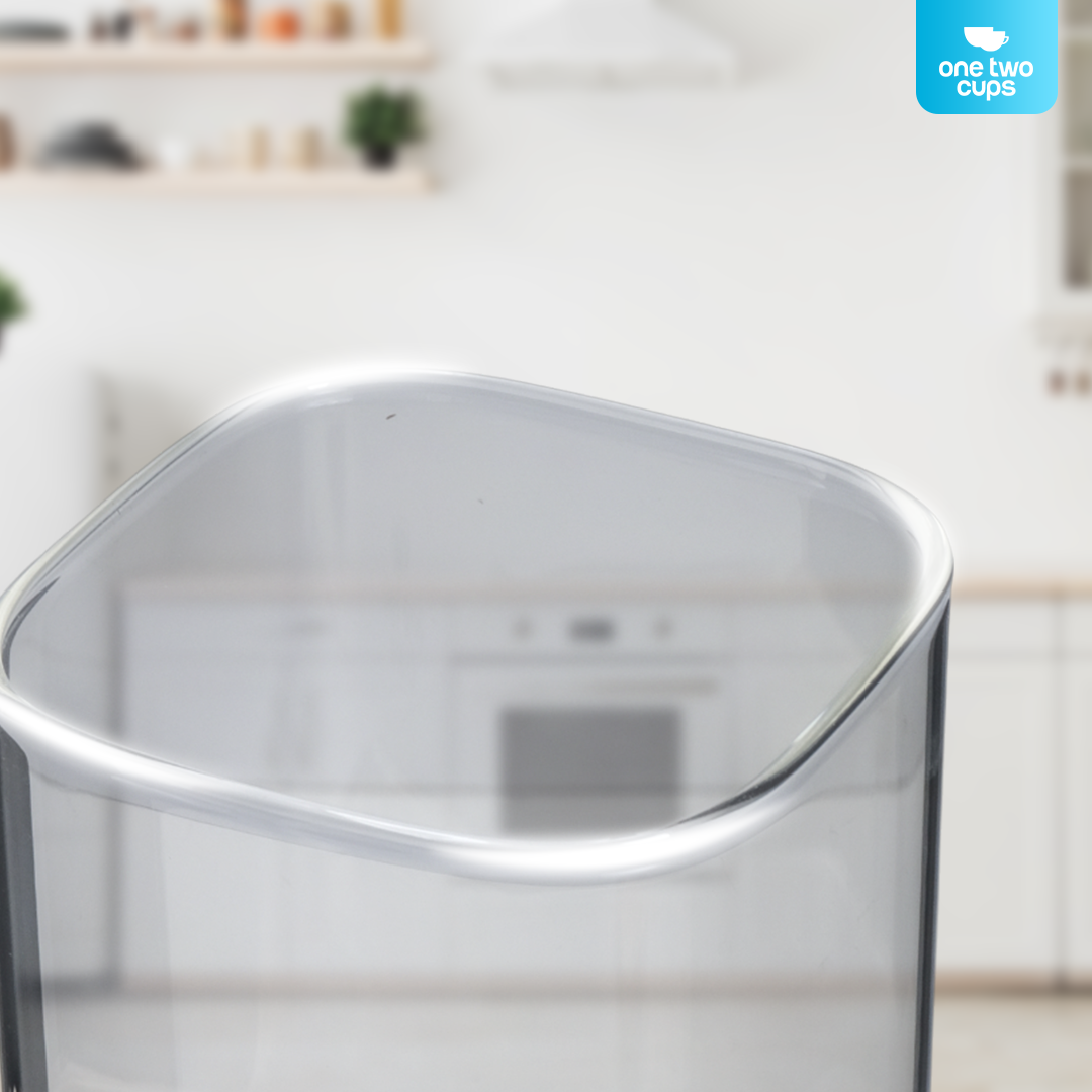 Gambar produk One Two Cups Toples Kaca Penyimpanan Makanan Kedap Udara Storage Jar 230ml - HC1019