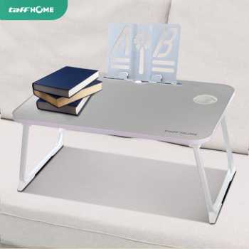 Gambar produk TaffHOME Meja Lipat Laptop Foldable Bed Table with Drawer Cup Holder 70x48cm - BO-67