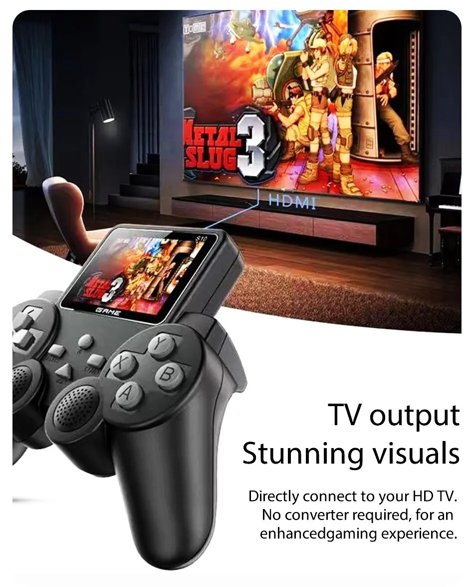 Gambar produk WCX Retro Joystick Portable Controller 520 Game 2.4 Inch 128MB RAM - S10