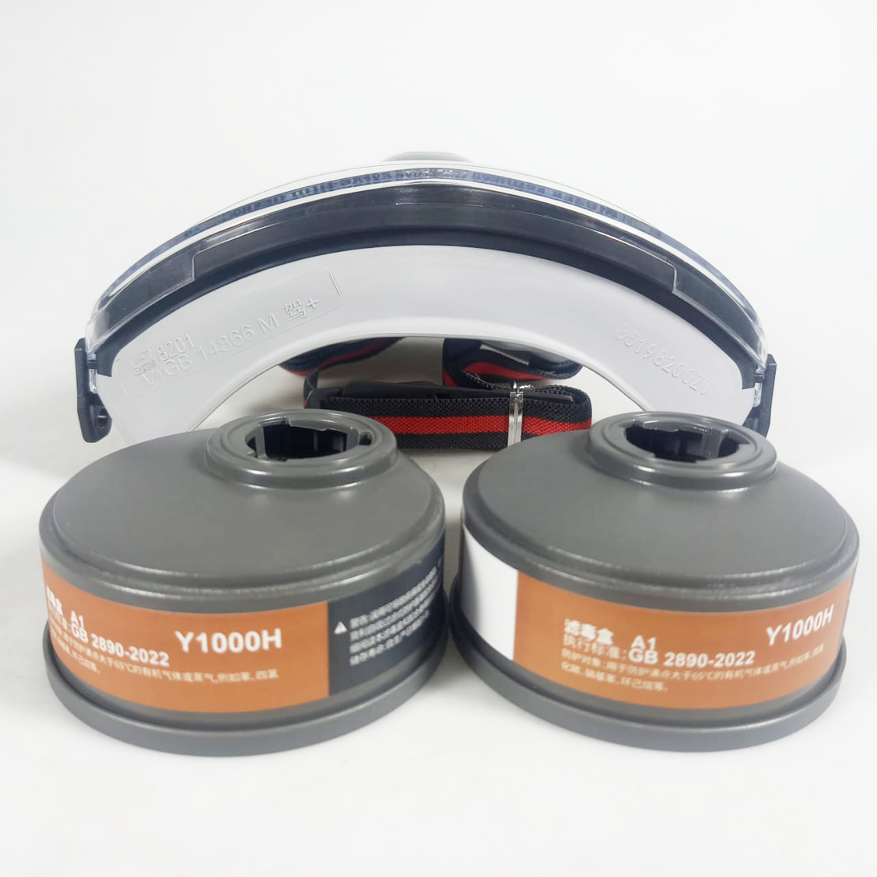 Gambar produk ASL Masker Gas Respirator Full Face with Activated Carbon Filter - 8201