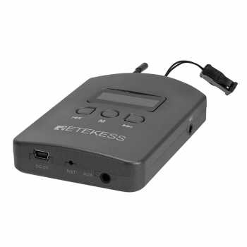 RETEKESS Audio Tour Guide Wireless Transmitter 36 Channel Mic 1900mAh - TT112 Gambar produk RETEKESS Audio Tour Guide Wireless Transmitter 36 Channel Mic 1900mAh - TT112