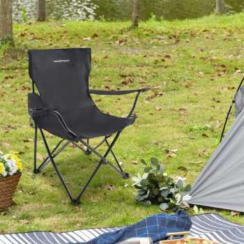 TaffSPORT Kursi Lipat Outdoor Camping Portable Foldable Oxford 600D - FS01
