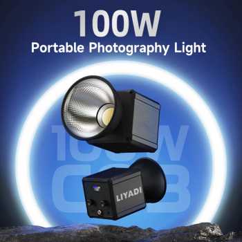 LIYADI Lampu Studio Fotografi COB LED RGBW 24 Mode 10000mAh 100W - ND100