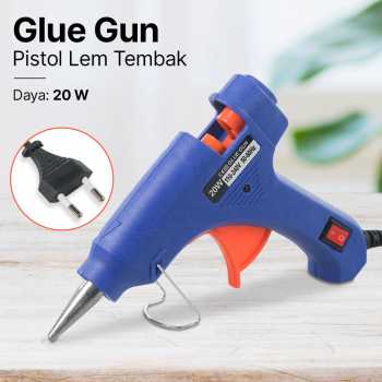 Gambar produk JOT Hot Melt Glue Gun Heating Tool Pistol Lem Tembak Panas 20W - QT-302