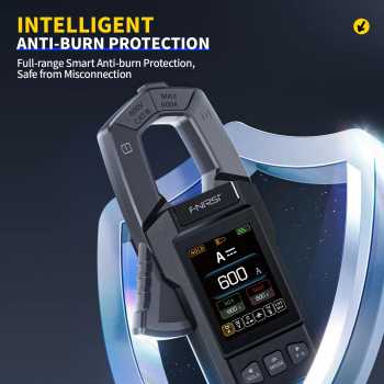 Gambar produk FNIRSI Clamp Meter Digital Multimeter Multitester 10000 Count 600A - DMC-100