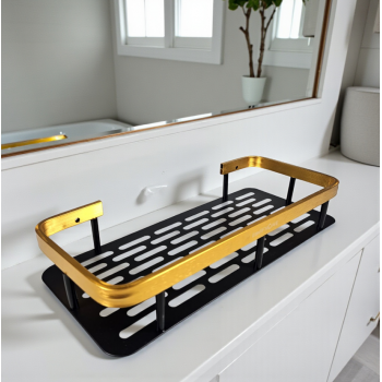 TaffHOME Rak Gantung Kamar Mandi Dapur Organizer Rack Aluminium - CR530 Gambar produk TaffHOME Rak Gantung Kamar Mandi Dapur Organizer Rack Aluminium - CR530