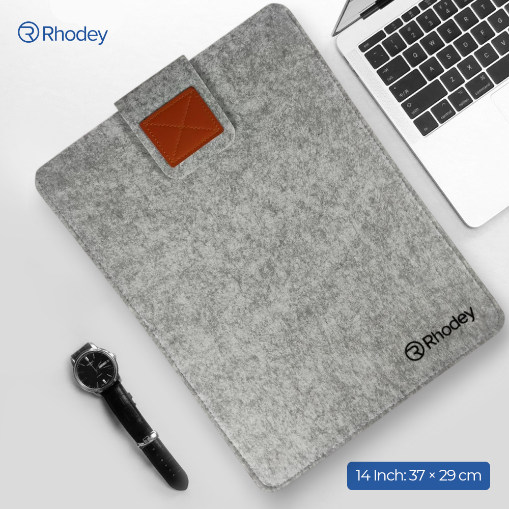 Rhodey Sleeve Case Laptop Tablet Macbook Pro Soft Protection Felt 14 Inch - MR24 Gambar produk Rhodey Sleeve Case Laptop Tablet Macbook Pro Soft Protection Felt 14 Inch - MR24