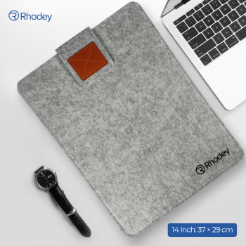 Rhodey Sleeve Case Laptop Tablet Macbook Pro Soft Protection Felt - MR24