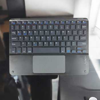 Windyoung Keyboard Wireless Mini Bluetooth Android iOS Rechargeable - WD21 Gambar produk Windyoung Keyboard Wireless Mini Bluetooth Android iOS Rechargeable - WD21