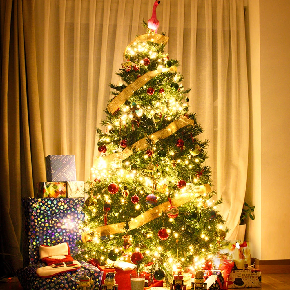 Gambar produk Leclstar Lampu Hias String Lights Dekorasi Taman Solar 12M 100LED - S-04