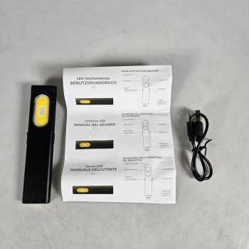 Gambar produk WARSUN Senter LED COB Magnetic Rechargeable IPX4 450mAh 600 Lumens - T7