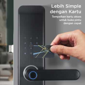 REFINE Smart Door Lock Tuya App Bluetooth Fingerprint Password - MJ1S Gambar produk REFINE Smart Door Lock Tuya App Bluetooth Fingerprint Password - MJ1S