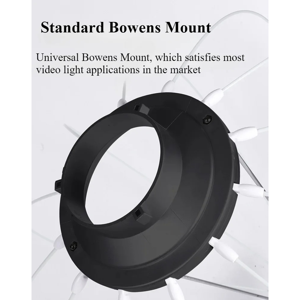 Gambar produk EXSKOF Softbox Lentera Lantern Diffuser Bowens Mount Mini 35cm - EXS-35