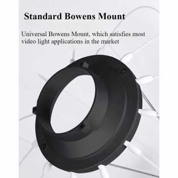 Gambar produk EXSKOF Softbox Lentera Lantern Diffuser Bowens Mount Mini 35cm - EXS-35