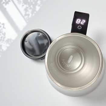 Gambar produk CREAROMA Cangkir Pengaduk Kopi Mixing Mug Stainless Steel 304 400ml - JB-01