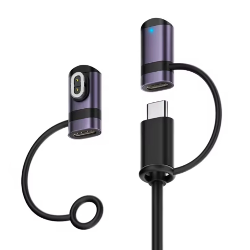 Gambar produk NAKU OTG Magnetic Charger Adaptor Smartwatch Type C Xiaotian Genius - NK-Z10