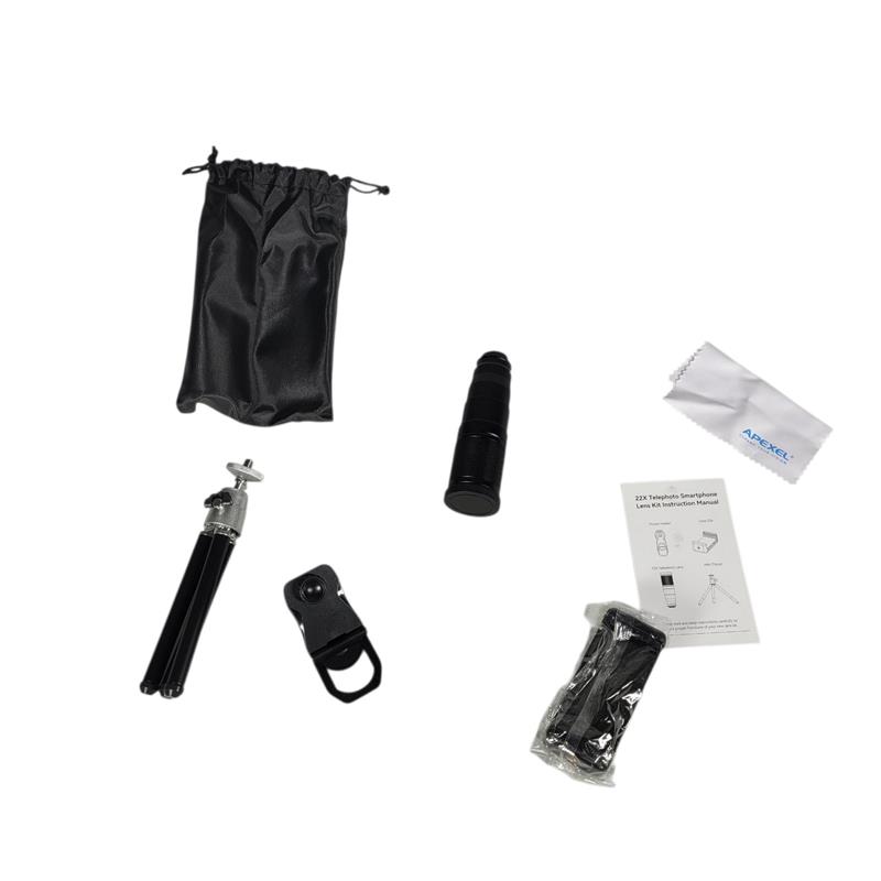 Gambar produk APEXEL Lensa Kamera Telephoto 22x Smartphone with Tripod - APL-22XZJ