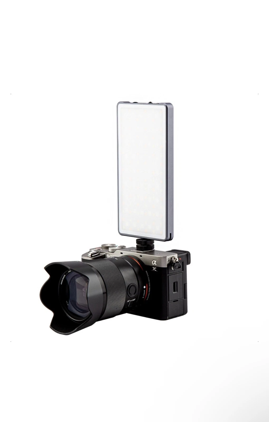 Gambar produk LIYADI Lampu Fotografi LED Portabel RGB OLED Panel Light 10W 9900K - LR135 PRO