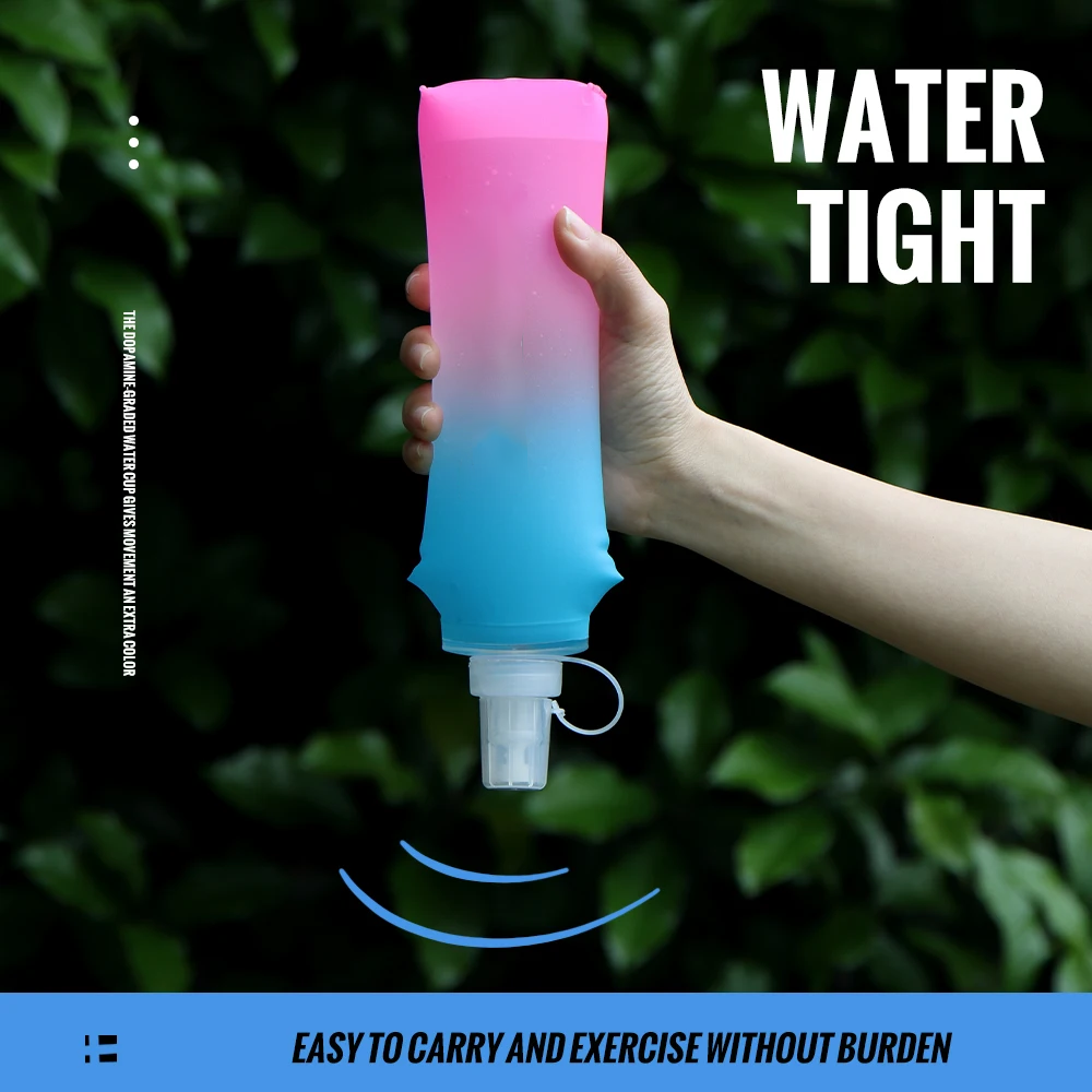 Gambar produk TaffSPORT Botol Minum Soft Flask Foldable Sport Water TPU 250ml - TF-25