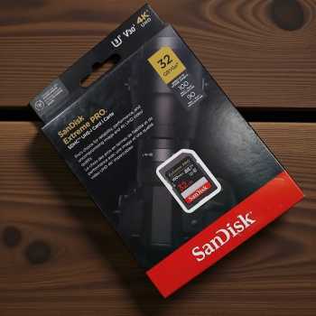 Gambar produk SanDisk Extreme PRO SDXC/HC UHS-I Card U3 V30 100MB/s 200MB/s 32GB-SDSDXXO-032G