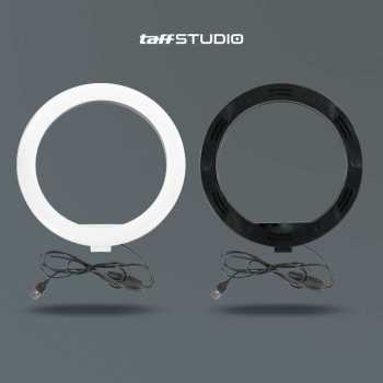 TaffSTUDIO Lampu Ring Light LED 3in1 Color Phone Holder 25.4cm 10W - QX-260 Gambar produk TaffSTUDIO Lampu Ring Light LED 3in1 Color Phone Holder 25.4cm 10W - QX-260