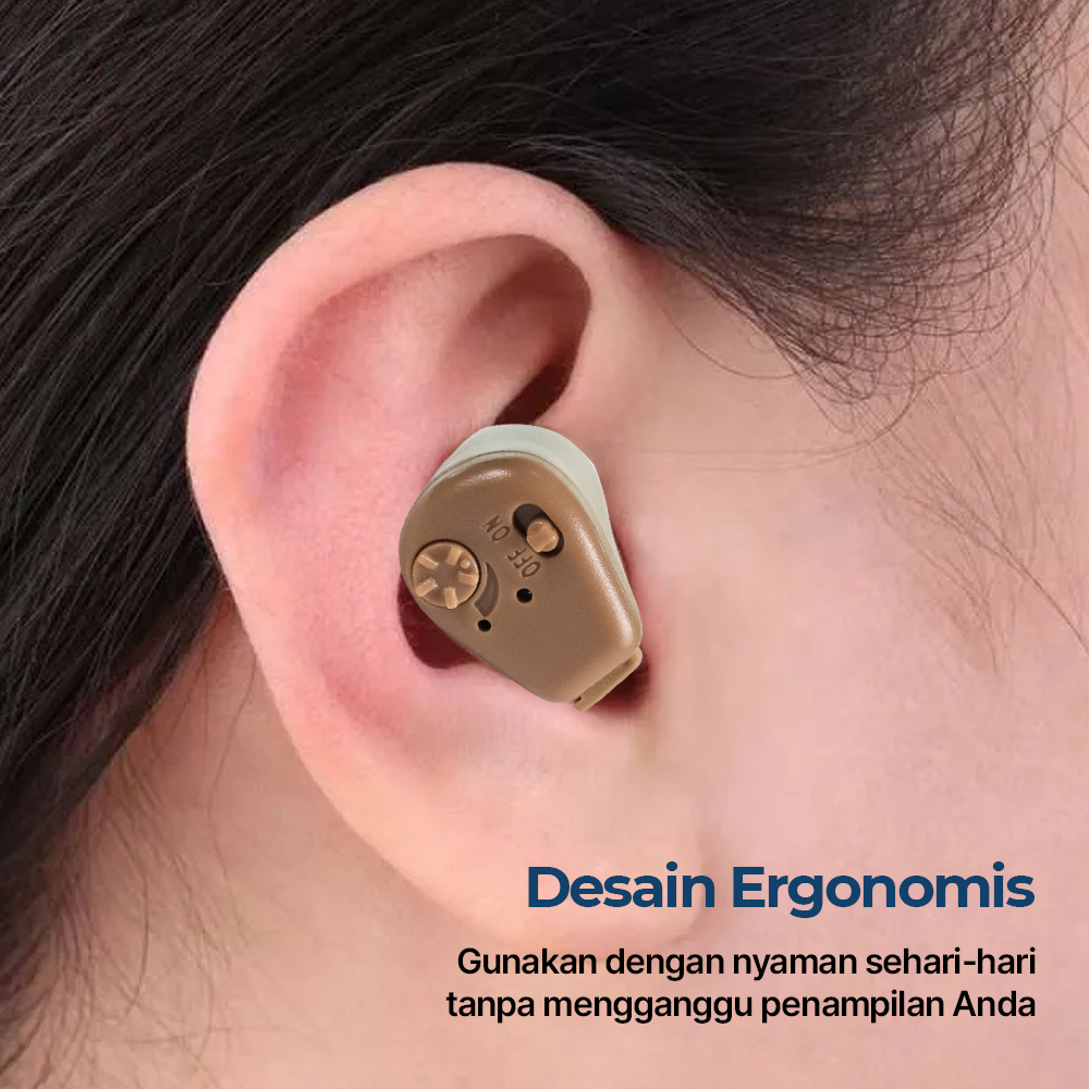 TaffOmicron Alat Bantu Dengar In Ear Hearing Aid - K-88U-Lite Gambar produk TaffOmicron Alat Bantu Dengar In Ear Hearing Aid - K-88U-Lite