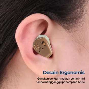 TaffOmicron Alat Bantu Dengar In Ear Hearing Aid - K-88U-Lite Gambar produk TaffOmicron Alat Bantu Dengar In Ear Hearing Aid - K-88U-Lite