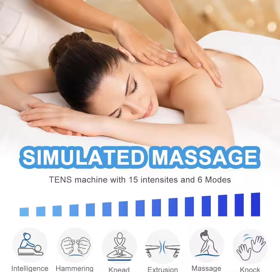 Gambar produk TENS Alat Pijat Elektrik Mini Electrolade Massage Pads with 4 Patches - SC-659