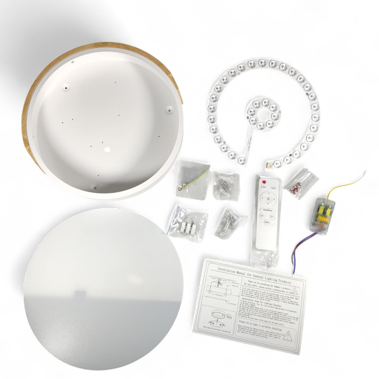 FEDIMA Lampu Plafon LED Ceiling Light Dimmable 3in1 Color 30cm 40W - FD-324 Gambar produk FEDIMA Lampu Plafon LED Ceiling Light Dimmable 3in1 Color 30cm 40W - FD-324