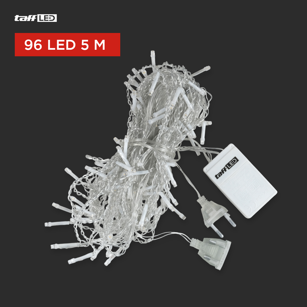 Gambar produk TaffLED Lampu Hias Gorden String Lights Icicle Fairy Waterproof 5M 96 LED - EK-04