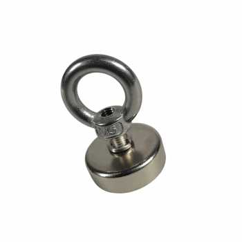 Gambar produk Taffware Magnet Gantungan Round Hook Strong Neodymium 25mm - D25