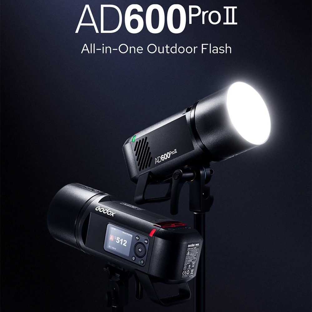 Gambar produk Godox Flash Camera Wireless 2.4GHz TTL 3in1 Color 2600mAh 600W - AD600ProII