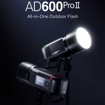 Gambar produk Godox Flash Camera Wireless 2.4GHz TTL 3in1 Color 2600mAh 600W - AD600ProII