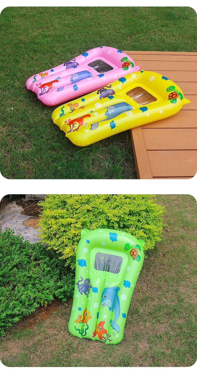 Gambar produk ROOXIN Papan Pelampung Renang Anak Inflatable Water Float Mattress PVC - V024