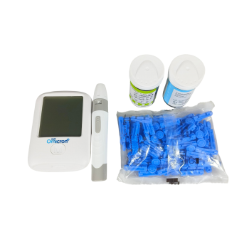 TaffOmicron Cek Gula Darah Asam Urat 2in1 Glucometer Kit 25 Test Strip - T3 Gambar produk TaffOmicron Cek Gula Darah Asam Urat 2in1 Glucometer Kit 25 Test Strip - T3