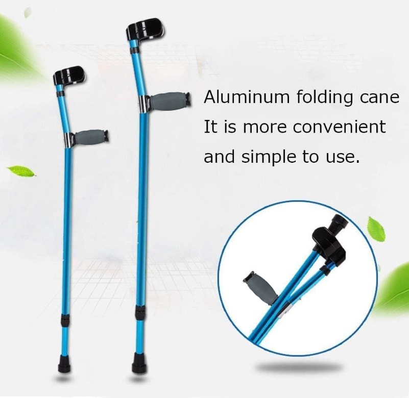 LUYANG Tongkat Jalan F Lipat Walking Stick Crutch Foldable Adjustable - GT923L-A Gambar produk LUYANG Tongkat Jalan F Lipat Walking Stick Crutch Foldable Adjustable - GT923L-A