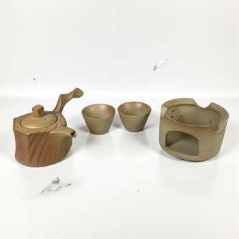 OHGET Teko Teh Keramik Pemanas Lilin Teapot Candle Warmer Set 200ml - OH-20 Gambar produk OHGET Teko Teh Keramik Pemanas Lilin Teapot Candle Warmer Set 200ml - OH-20