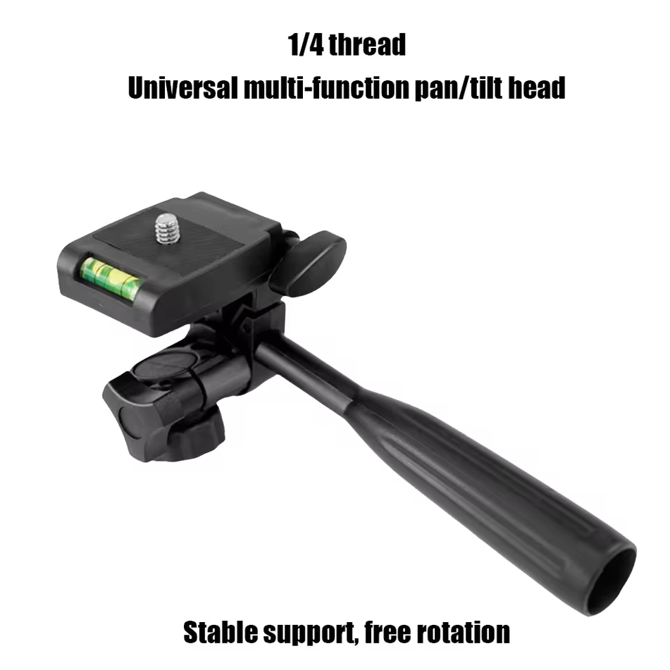 MovingMic Tripod Head Gimbal Phone Camera Micro SLR 360 Degree Rotate - MV05 Gambar produk MovingMic Tripod Head Gimbal Phone Camera Micro SLR 360 Degree Rotate - MV05