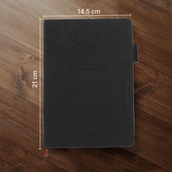 Gambar produk Toddi Buku Jurnal Hardcover Notebook Diary 80GSM 360 Halaman Lined - CW-5025