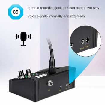 RETEKESS Window Speaker Intercom Dual Way Mic Loket Counter Teller 5W - TW106 Gambar produk RETEKESS Window Speaker Intercom Dual Way Mic Loket Counter Teller 5W - TW106
